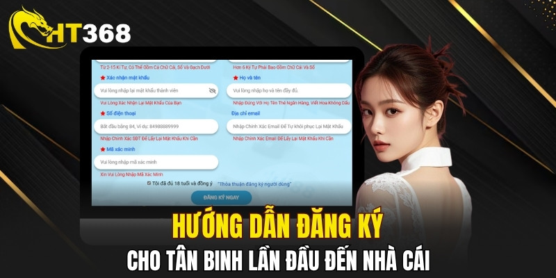 Đăng ký account chỉ diễn ra trong 2 phút