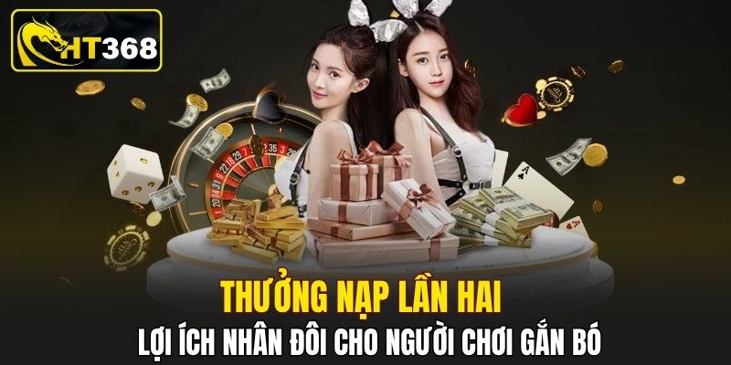 Thưởng nạp lần hai - Lợi ích nhân đôi cho người chơi gắn bó